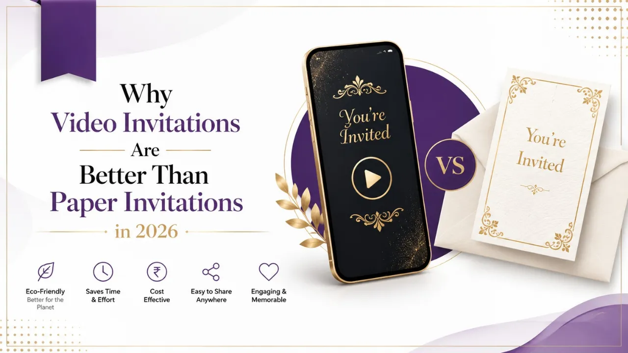 Why Video Invitations Are Better Than Paper Invitations in 2026 | Complete Comparison